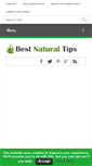 Mobile Screenshot of bestnaturaltips.com